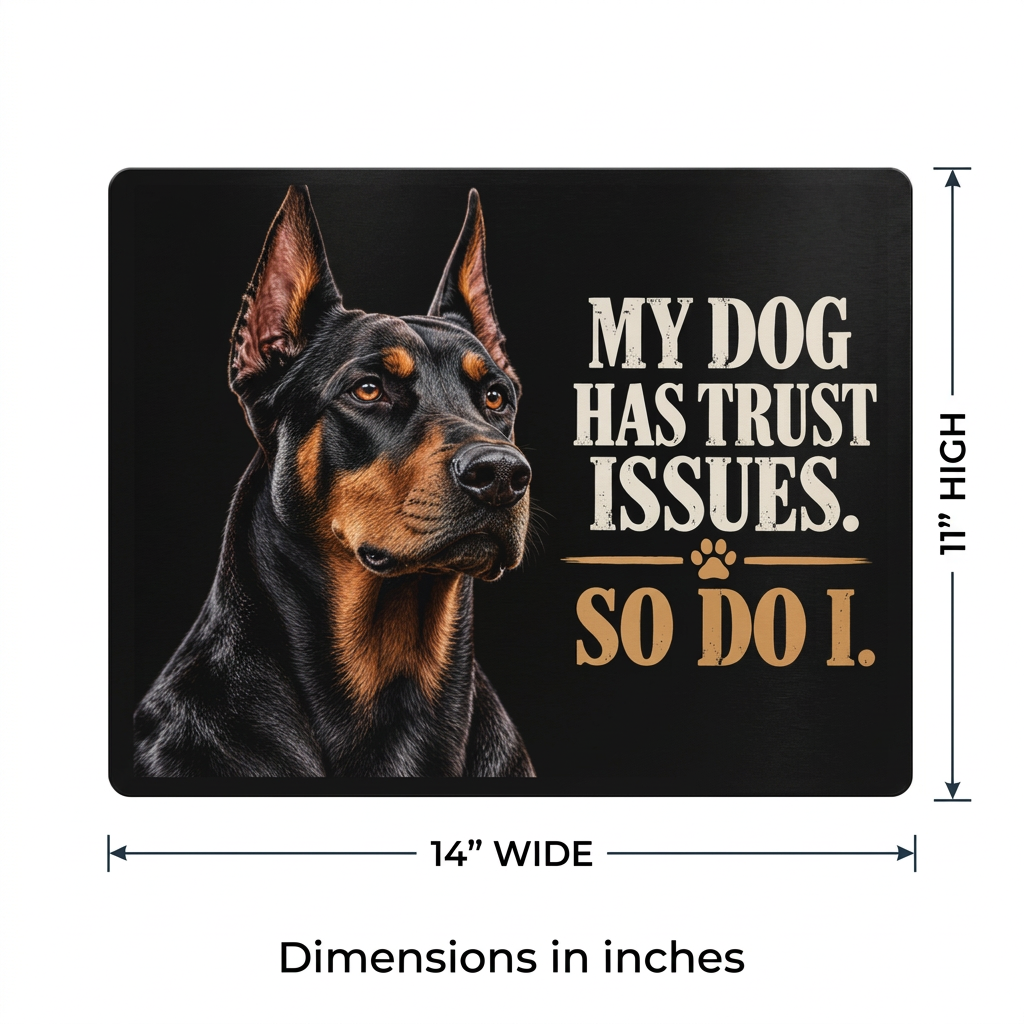 Dobermannikyltin mittakuva